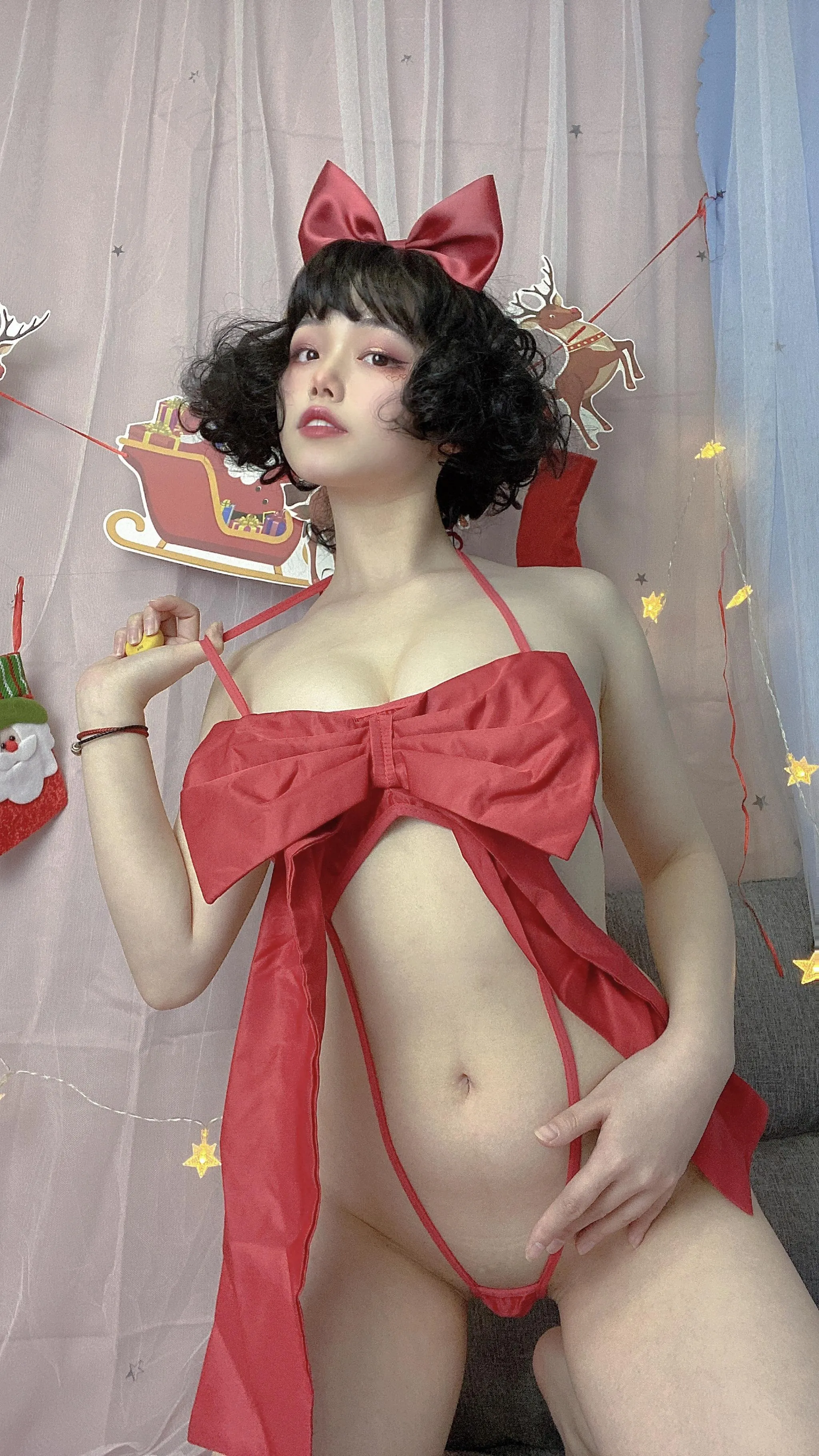 七月喵子 – NO.16 迟到的圣诞节 [34P]插图7